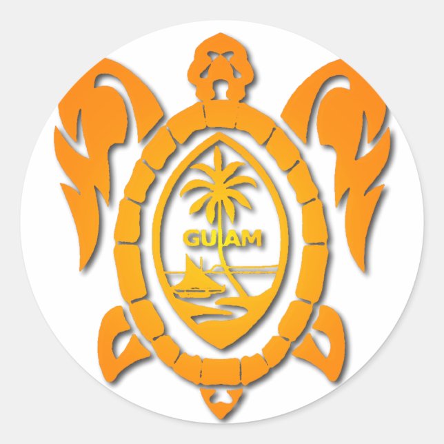 Adesivo Redondo tartaruga (Frente)