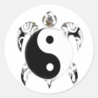 Adesivo Redondo Tartaruga marinha