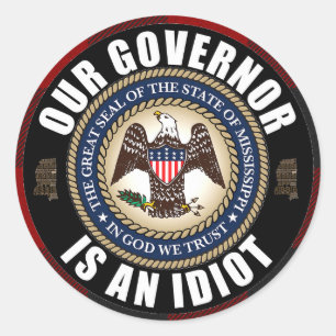 Adesivo Redondo Tate Reeves é um idiota