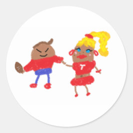Adesivo Redondo Tater Swift e Travis Kale Spudball