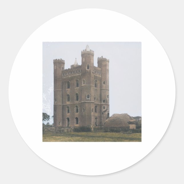 Adesivo Redondo Tattershall Castle Sticker (Frente)