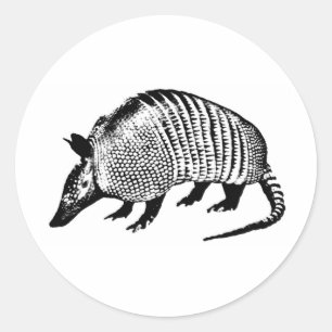 Adesivo Redondo Tatu