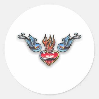Adesivo Redondo Tatuagem