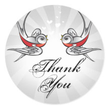 Tatuagem Swallow e Scroll Urban Obrigado.