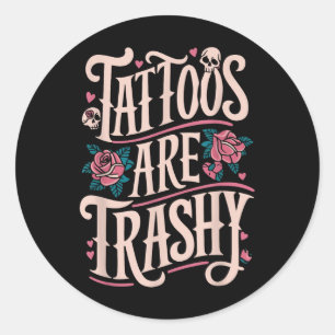 Adesivo Redondo Tatuagens São Traseiras
