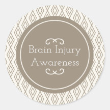 Taupe Diamond Padrão Cerebral Sensibilização