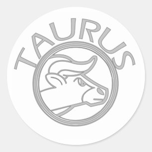 Adesivo Redondo Taurus a Bull