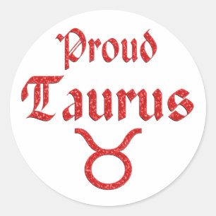 Adesivo Redondo Taurus orgulhoso