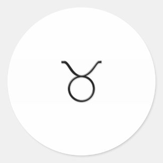 Adesivo Redondo Taurus - Sinal Zodiac