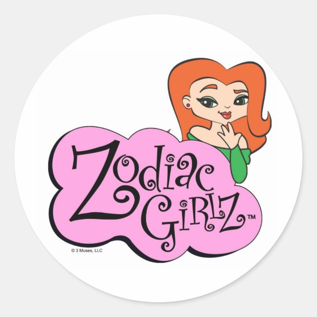 Adesivo Redondo Taurus Stickers (Frente)