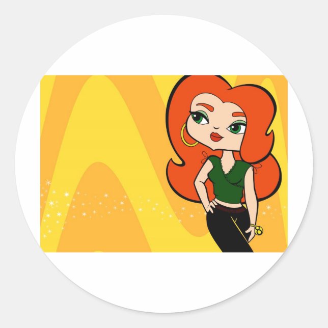 Adesivo Redondo Taurus Stickers (Frente)