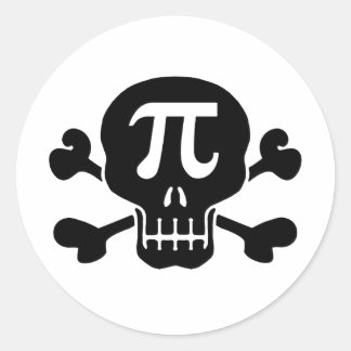 Adesivo Redondo Taxa de pi