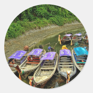 Adesivo Redondo Táxis da Água