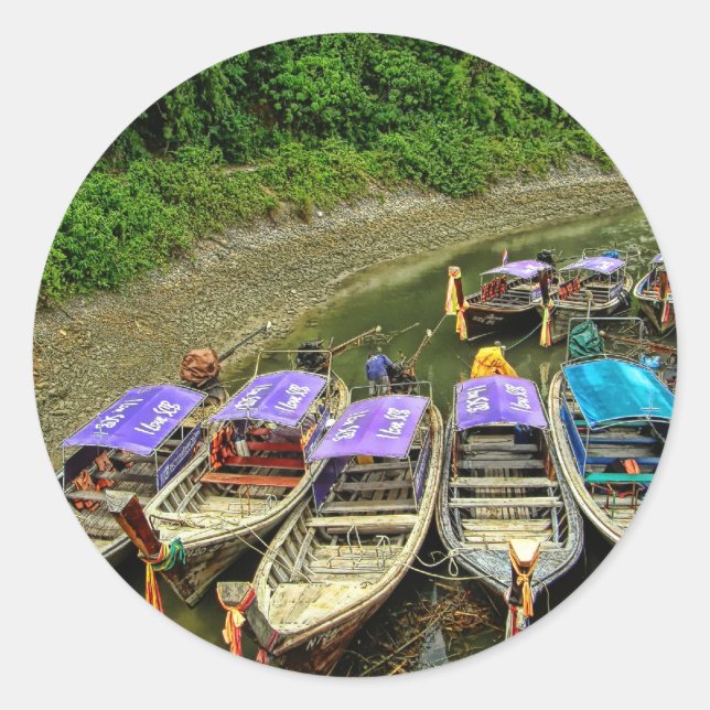 Adesivo Redondo Táxis da Água (Frente)