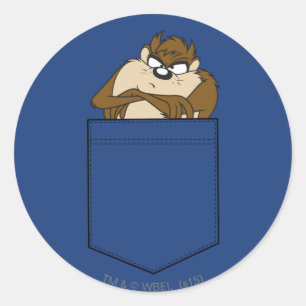 Adesivo Redondo TAZ™ em um soquete