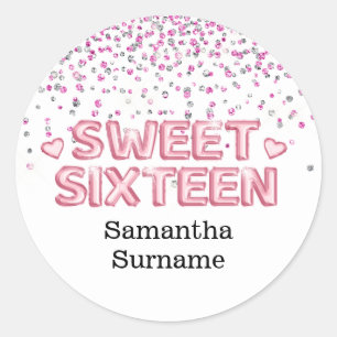 Adesivo Redondo Tchico moderno de 16° partido