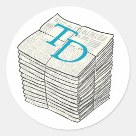 Adesivo Redondo TD Stack Sticker