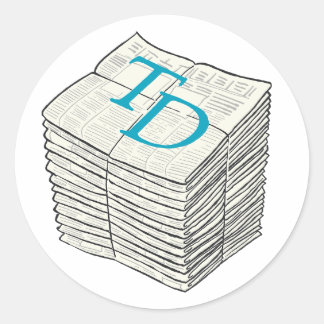 Adesivo Redondo TD Stack Sticker