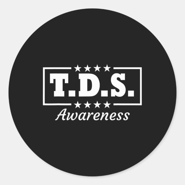 Adesivo Redondo Tds Awarness Trump Ganhou 2024 45 E 47 (Frente)