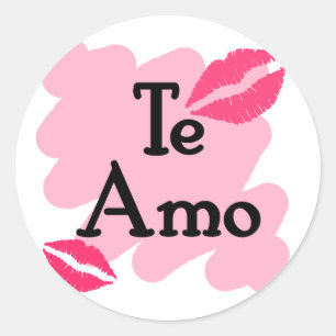 Adesivo Redondo te amo