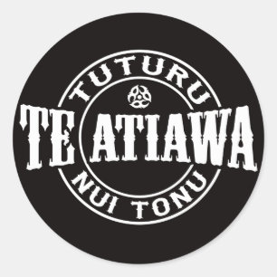 Adesivo Redondo Te Atiawa Tuturu Nui Tonu