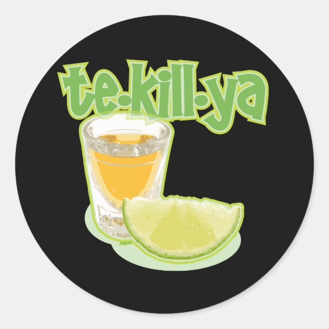 Adesivo Redondo te-matar-ya (Frente)