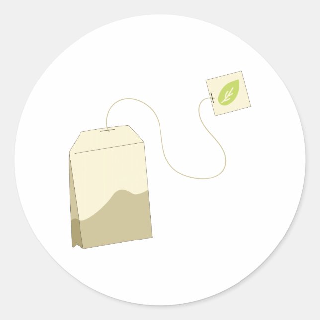 Adesivo Redondo Tea Bag (Frente)