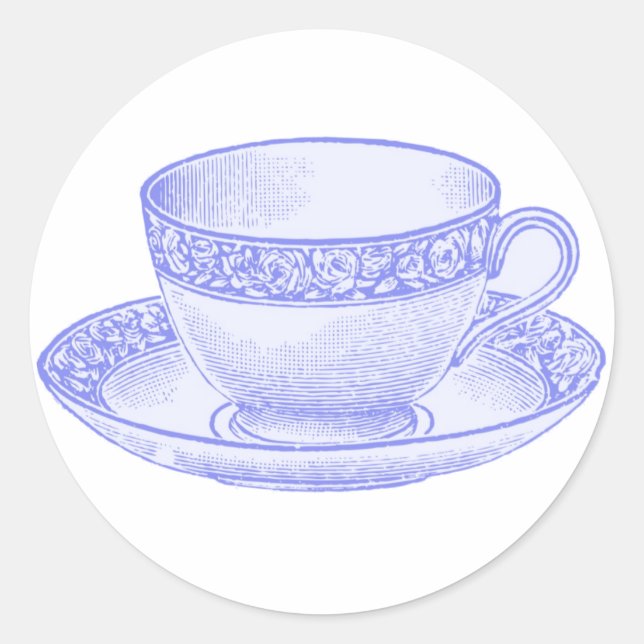 Adesivo Redondo Teacup Roxo (Frente)