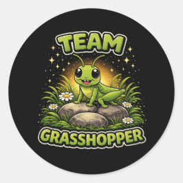Adesivo Redondo Team Grasshopper