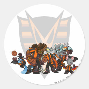 Adesivo Redondo Team Haunted Woods Group