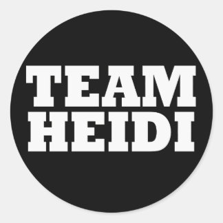 Adesivo Redondo Team Heidi Stickers