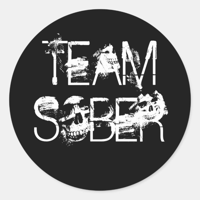 ADESIVO REDONDO TEAM SOBER (Frente)