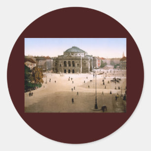 Adesivo Redondo Teatro real Copenhaga Dinamarca