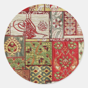 Adesivo Redondo tecido turco