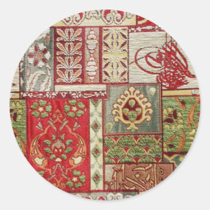 Adesivo Redondo tecido turco