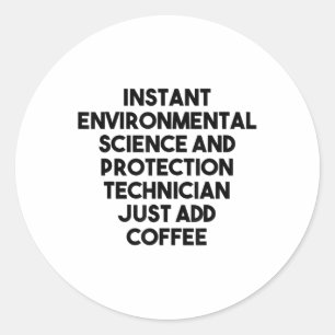 Adesivo Redondo Técnica de Proteção Ambiental Instantânea