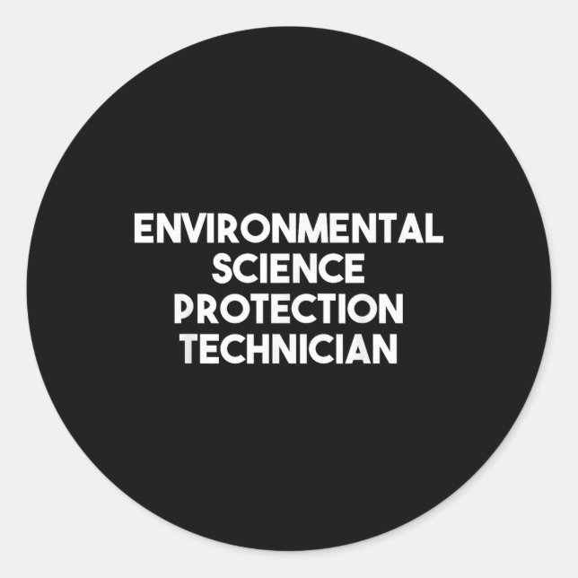 Adesivo Redondo Técnico de Proteção Ambiental (Frente)
