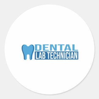 Adesivo Redondo Técnico Dentist Dental Lab