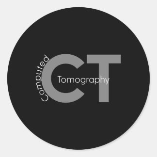 Adesivo Redondo Tecnologia Computacional De Tomografia Ct Mri Tech