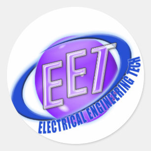 ADESIVO REDONDO TECNOLOGIA DE ENGENHARIA ELÉTRICA DE LOGOTIPOS SWO