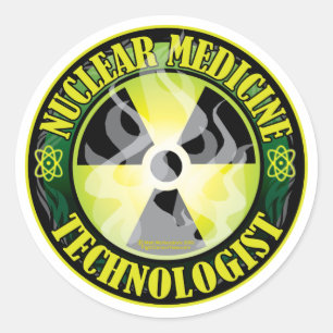 Adesivo Redondo Tecnologia nuclear 2 da medicina