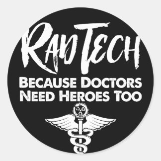 Adesivo Redondo Tecnologia Rad Porque Os Médicos Precisam De Herói