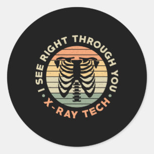 Adesivo Redondo Tecnologia Radiológica Veja Através De Sua Tecnolo