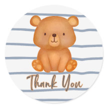 Teddy Bear Obrigado Sticker