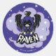 Adesivo Redondo Teen Titans Go! | Ataque a Raven (Frente)