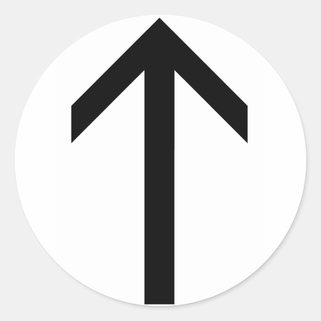 ADESIVO REDONDO TEIWAZ RUNE (Frente)