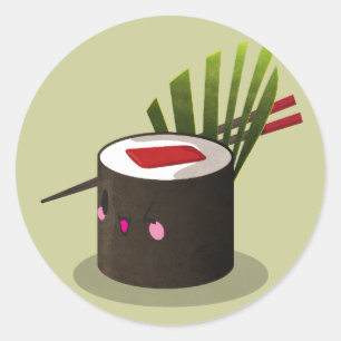 Adesivo Redondo Tekka Maki