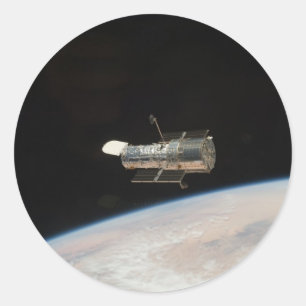 Adesivo Redondo Telescópio espacial Hubble da NASA
