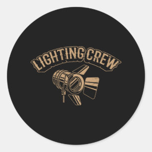 Adesivo Redondo TELEVISÃO DE TRIPULAÇÃO VINTAGE Theater Technic