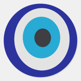 Adesivo Redondo Teller da Fortuna Moderna do mau Eye